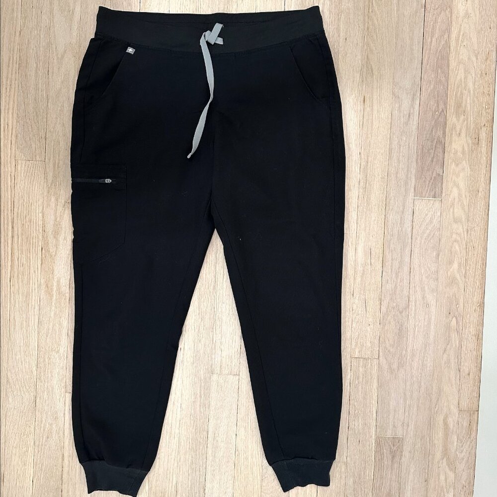 Figs Black Jogger Pants